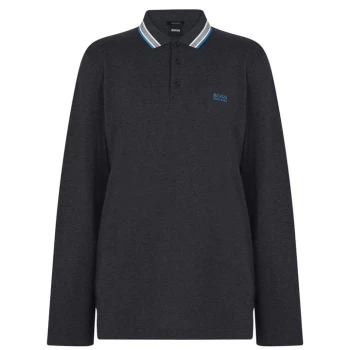 Image of BOSS Plisy Polo Shirt - Charcoal 011