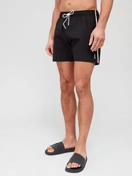 Image of BOSS Iconic Swimshort - Black, Size XL, Men