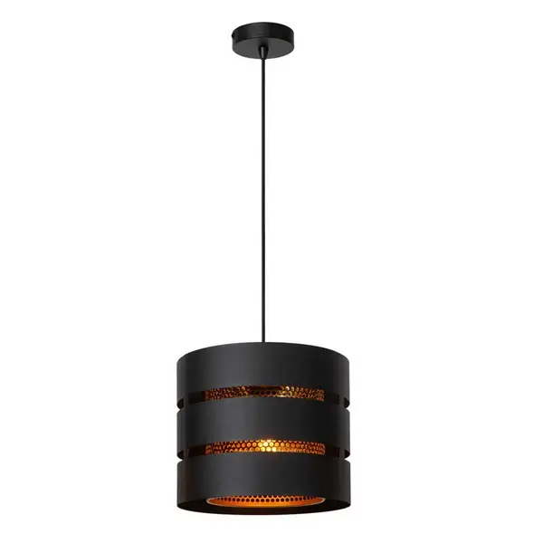 Image of Lucide Lucide Rosas Ceiling Pendant Light - Black