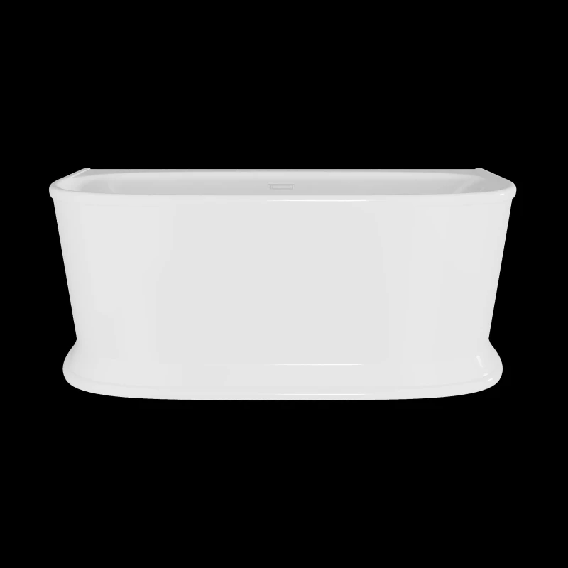 Image of BALTERLEY Balterley - Contemporary Back To Wall Freestanding Bath from 1700mm x 760mm BBFS169