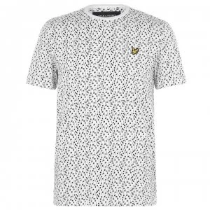 Image of Lyle and Scott AOP T Shirt - White Z678