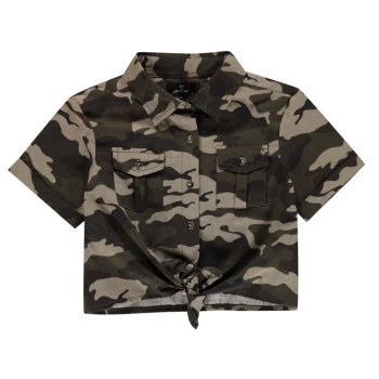 Image of Firetrap Camo Shirt Girls - Camouflage