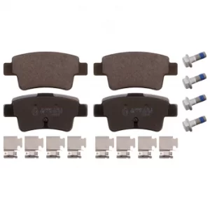 Image of Brake Pad Set 16880 by Febi Bilstein Rear Axle