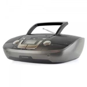 Image of N8205BK-A Large Portable Stereo CD Radio with Bluetooth