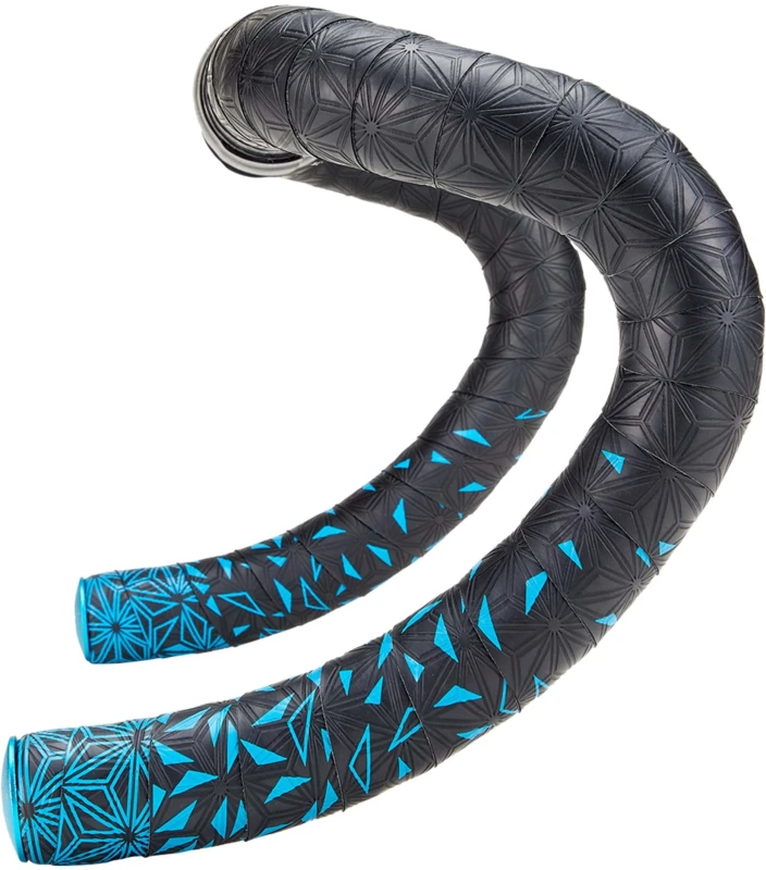 Image of Supacaz Sticky Kush Star Fade Bar Tape N/A Neon Blue