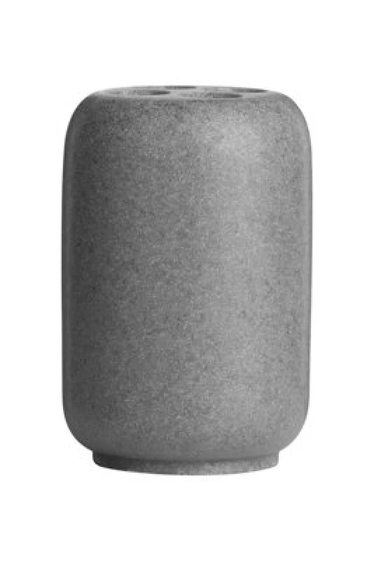 Image of Premier Housewares Canyon Grey Stone Toothbrush Holder Grey