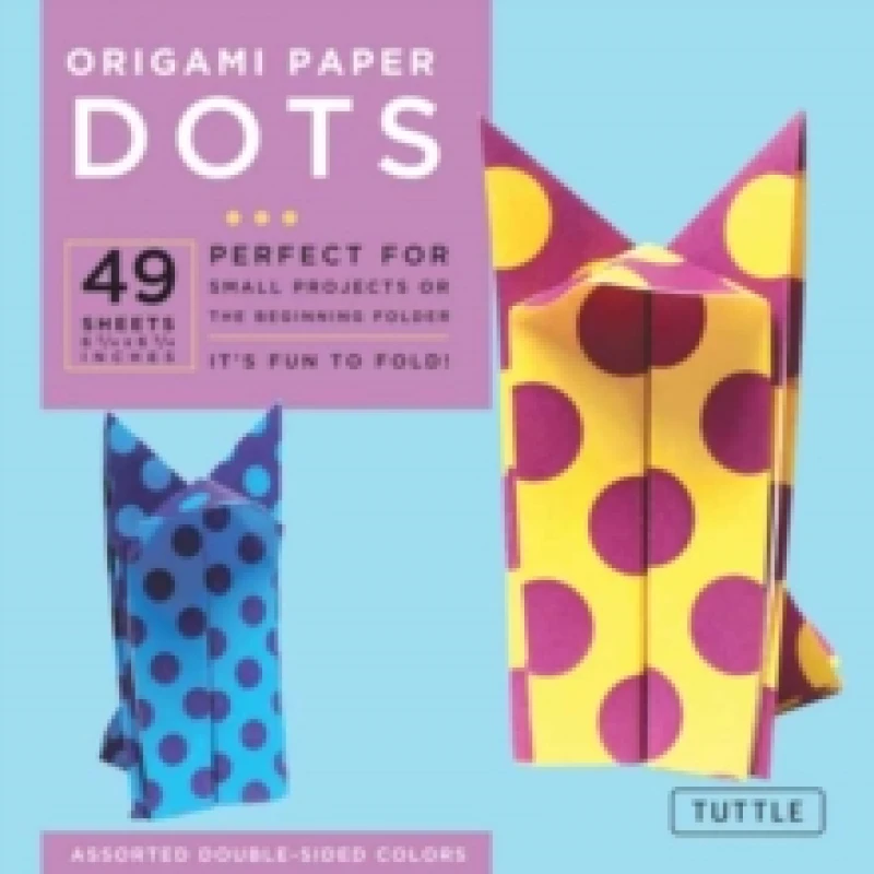 Image of Origami Paper - Dots - 6 3/4 - 49 Sheets. Notebook / blank book. By Tuttle Studio" Books