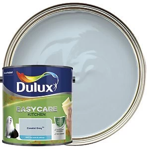 Image of Dulux Easycare Kitchen Coastal Grey Matt Emulsion Paint 2.5L