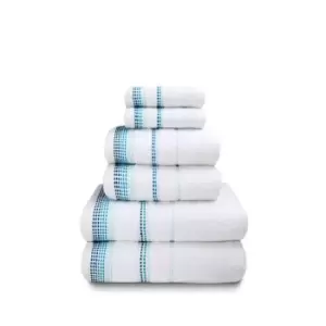 Image of Rapport Home Furnishings Berkley Towel Bale - 6 Piece 450gsm - White