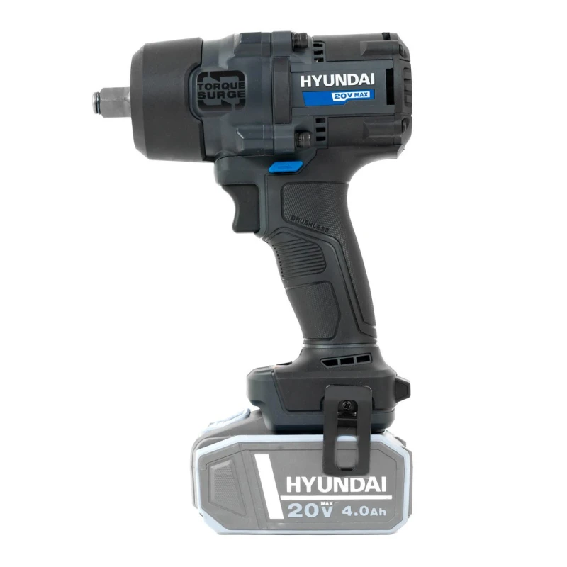 Image of Hyundai 20V Cordless ½'' Impact Wrench, 700Nm High-Torque with Friction Ring, Bare Unit