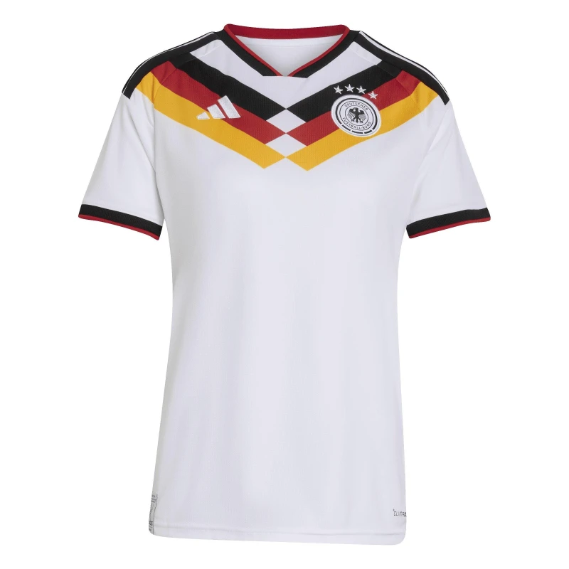 Image of adidas Germany Home Shirt World Cup 2026 Womens White/Black female 12 (M)
