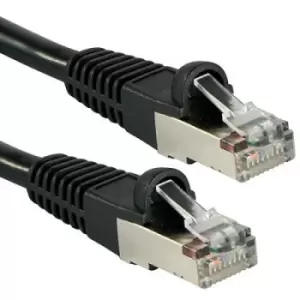 Image of Lindy 47177 networking cable Black 1m Cat6 S/FTP (S-STP)
