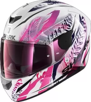 Image of Shark D-Skwal 2 Shigan Helmet, black-white-pink Size M black-white-pink, Size M