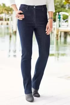 Image of Magic Comfort Straight Leg Denim Jeans 29"