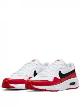 Image of Nike Air Max SC Junior Trainer - White/Red, White/Black, Size 4