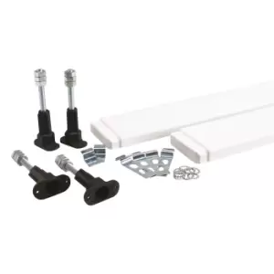 Image of 800-900mm Quad Leg & Panel Pack Shower Tray Riser Kit - White