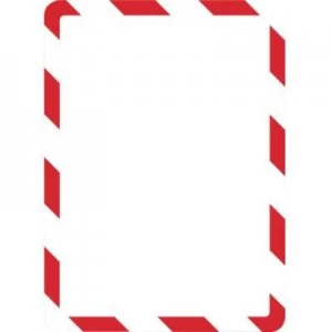Image of Tarifold 194973 Magneto Safety Line Ad frame Self Adhesive A4 Red, White (W x H) 242mm x 329mm 2 pcs