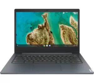 Image of LNV IdeaPad 3i 14" Chromebook - Intel Celeron N4020, 128GB eMMC, BlueSilver/Grey