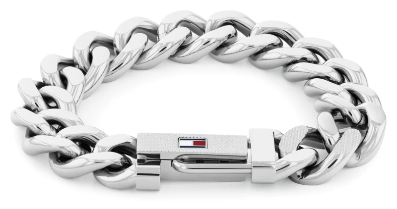 Image of Tommy Hilfiger 2790637 Mens Wild Stainless Steel Curb Chain Jewellery