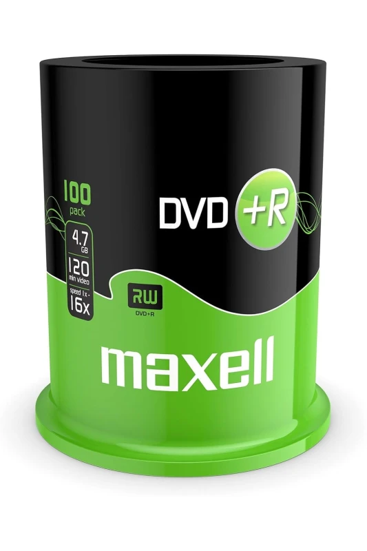 Image of Maxell DVD+R 4.7GB 100pk 100 pc(s)