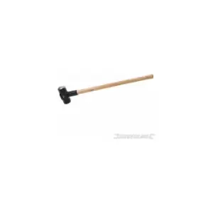Image of Silverline 10lb Hardwood Handle Sledge Club Lump Hammer Rubber Grip 868661