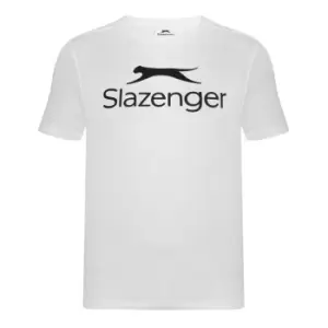 Image of Slazenger Large Logo Tee Mens - White