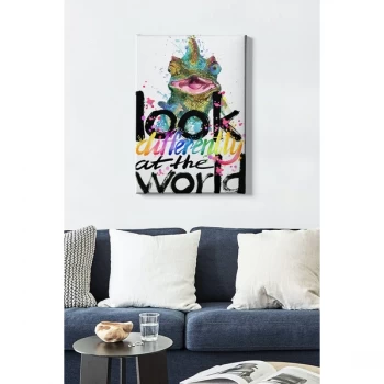 Image of Kanvas Tablo (50 x 70) - 253 Multicolor Decorative Canvas Painting