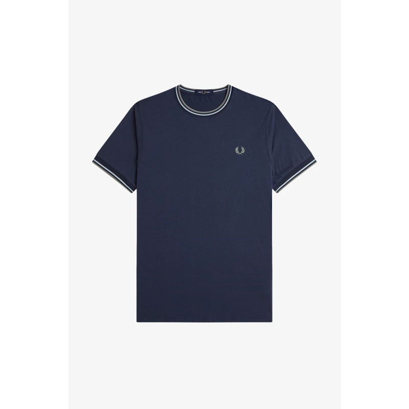 Image of Fred Perry Twin Tipped T-Shirt Dk Airforce Z47 male M