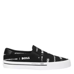 Image of BOSS X Porsche Aiden Trainers - Black