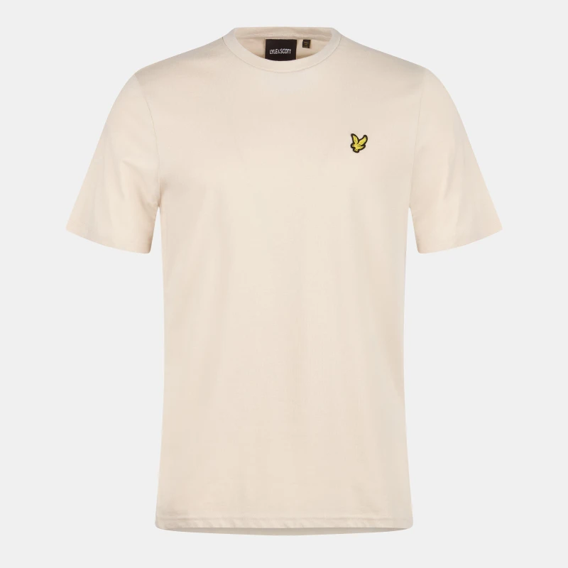 Image of Lyle & Scott Plain T-Shirt Cove Ecru male