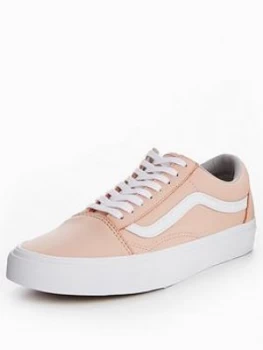 Image of Vans Old Skool Leather Pink Size 9 Women