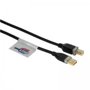 Image of Hama USB Type A - USB Type B Cable - 3M