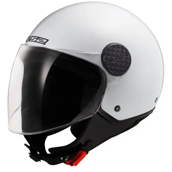 Image of LS2 OF558 Sphere Lux II Solid Gloss White Jet Helmet Size M