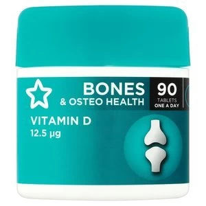 Image of Superdrug Vitamin D 12.5mcg Tablets x 90