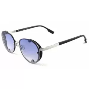 Image of Storm Side Shield Round Durable Material Fashionable Unisex Sunglasses Black