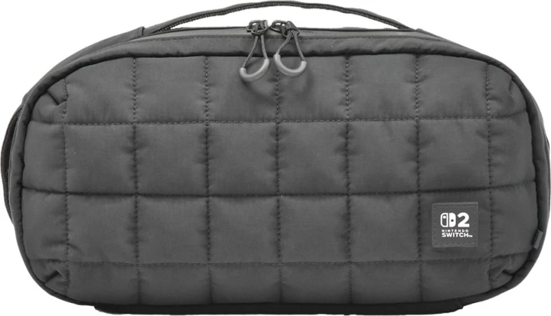 Image of Hori Hori Puff Pouch (Black) for Nintendo Switch 2 NSX-019E