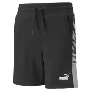 Image of Puma Camo Shorts Junior - Black