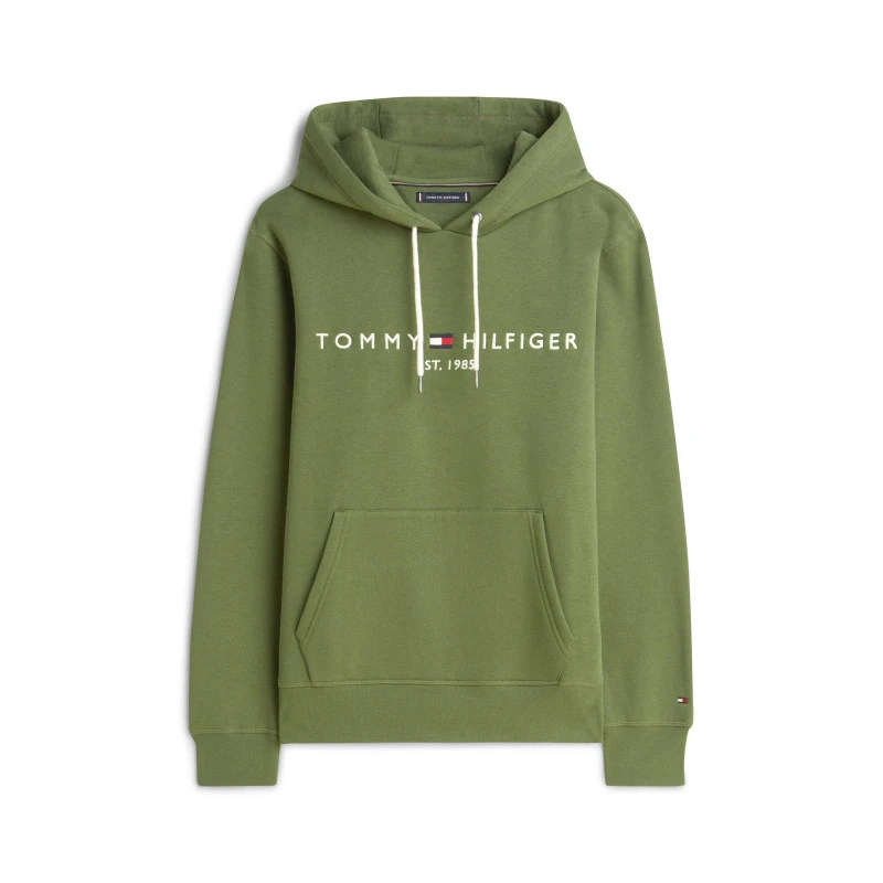 Image of Tommy Hilfiger Logo Hoodie Mountain Pine male S