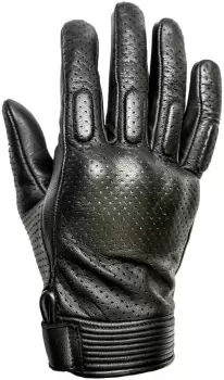 Image of Helstons Side perforated Summer Motorcycle Gloves, black, Size 3XL, black, Size 3XL