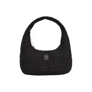 Image of Tommy Hilfiger Th Chic Nylon Shoulder Bag - Black