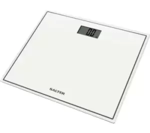 Image of SALTER Compact Glass 9207 WH3R Bathroom Scales - White