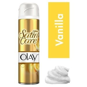 Image of Gillette Satin Care with Olay Shaving Gel Vanilla 200ml