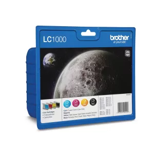 Image of Brother LC1000 Black and Tri Colour Ink Cartridge