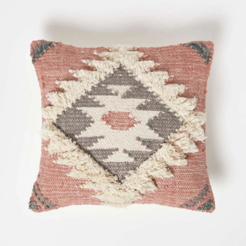 Image of Homescapes Pali Handwoven Traditional Kilim Cushion 45 X 45 Cm