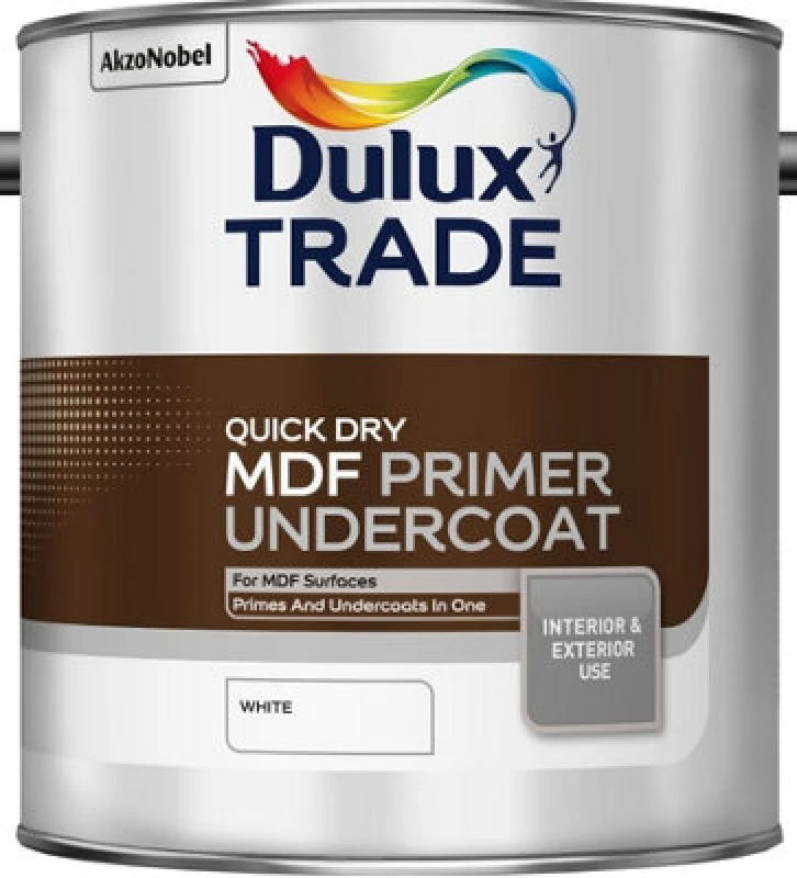 Image of Dulux Trade Trade Quick Drying Mdf Primer Undercoat 2.5L
