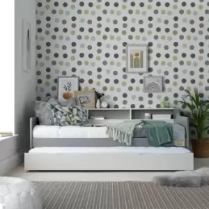 Image of Tyler Grey And White Guest Bed