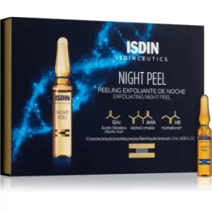 Image of ISDIN Isdinceutics Night Peel Exfoliating Peeling Serum In Ampoules 10x2 ml