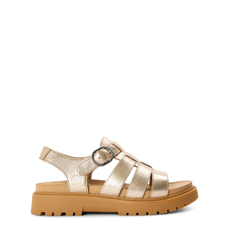 Image of Timberland Womens Fisherman Sandals Gold Metallic female 3.5 (36)