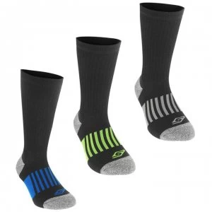 Image of Skechers Performance Division 3 Pack Crew Socks Junior Boys - Black