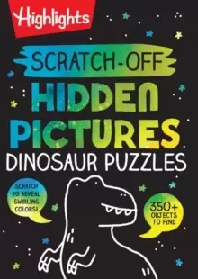 Image of Scratch-Off Hidden Pictures Dinosaur Puzzles